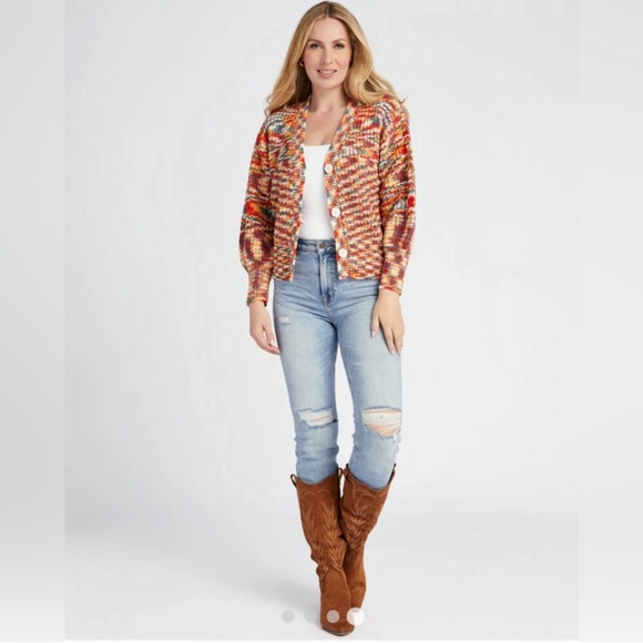 Lush Stunning Knit Cardigan Like New - Picture 4 of 4